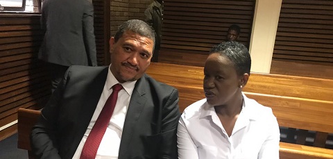 Marius Fransman en sy PA.