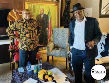 Bheki Cele gaan kuier ook by Jacob Zuma se woning