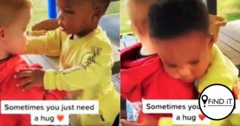 Is jy okay Kleuters gaan viral met skattige drukkie. Foto: TikTok