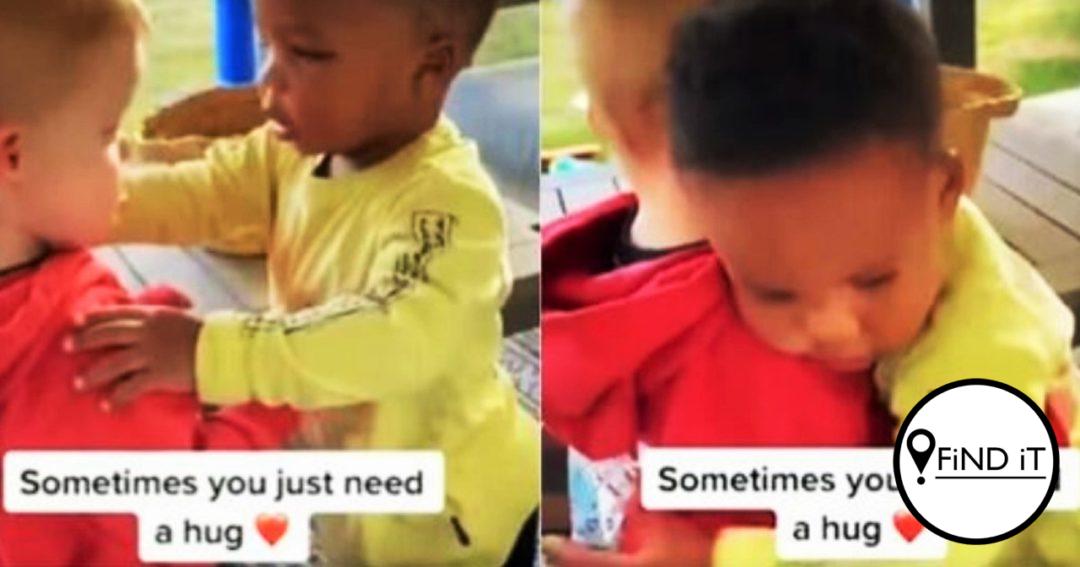 Is jy okay Kleuters gaan viral met skattige drukkie. Foto: TikTok