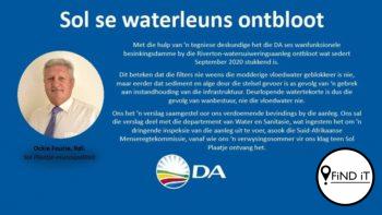 “Sol se waterleuens ontbloot”