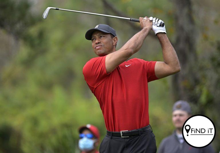 Tiger Wood ernstig in ongeluk beseer