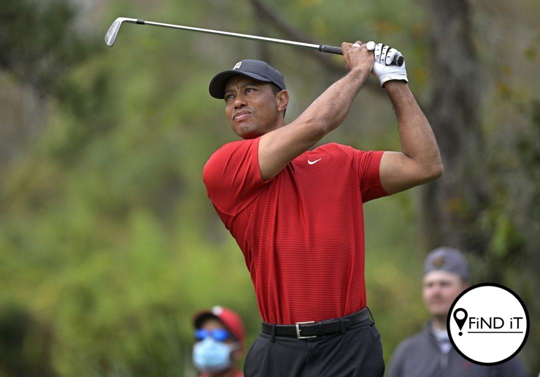 Tiger Wood ernstig in ongeluk beseer