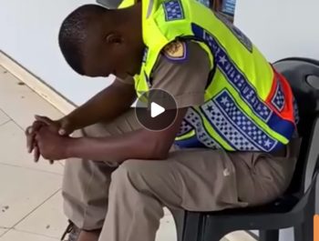 Die voorval het Vrydagmiddag gebeur. (Foto: Skermgreep uit die video)