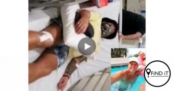 Snotkop laat aanhangers bekommerd na hospitaal-video