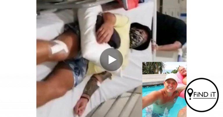 Snotkop laat aanhangers bekommerd na hospitaal-video