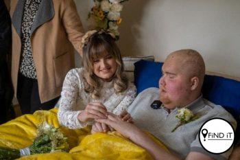 Man trou met meisie op sy sterfbed