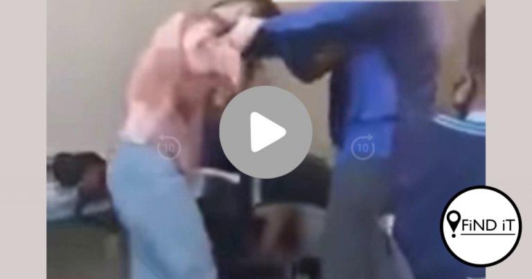 Video op sosiale media wys hoe onderwyseres na bewering rondgeruk word