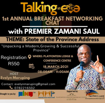 Watter vrae sal jy graag vir dr. Zamani Saul, premier van die Noord-Kaap, wil vra?