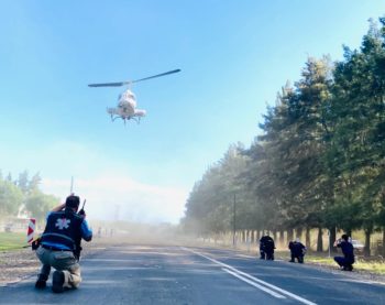 Plaasaanval of ongeluk - ROCKET-lugambulans is gereed om lewens te red