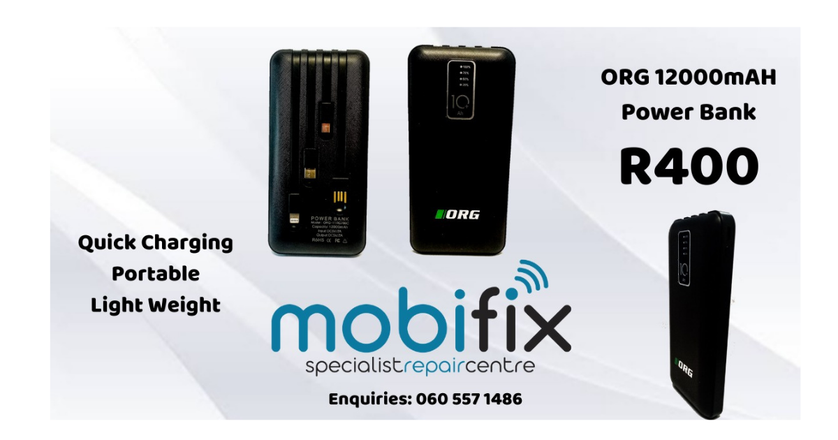 Kies Mobifix vir 'n kragtige power bank