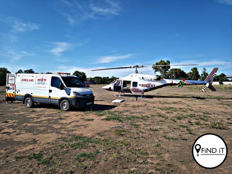 Emergency services help severely injured woman
