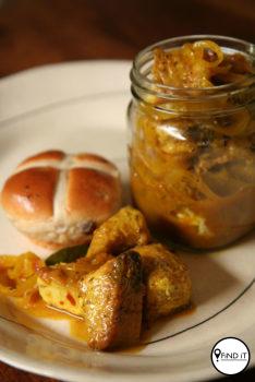 Gepiekelde kerrievis - resep