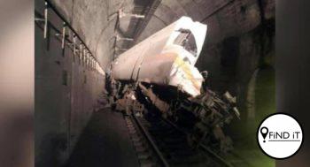 Trein tref vragmotor en ontspoor, 48 dood terwyl dodetal styggmotor tref en ontspoor