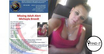 Nogsteeds geen teken van Michayla Breedt (18)