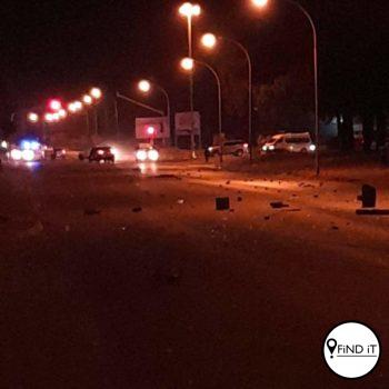 Choas heers vanoggend in Bloemfontein