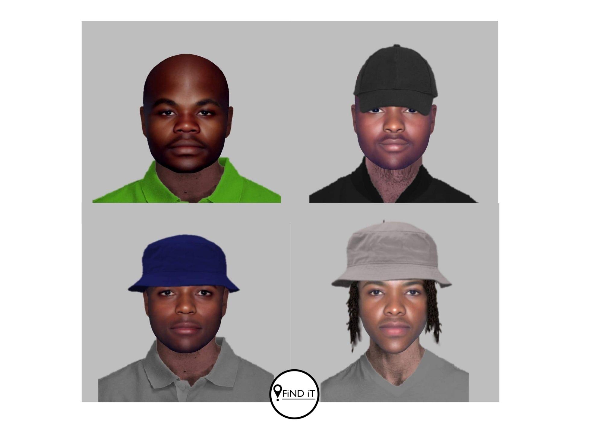 Drie van die verdagtes het na bewering die man na die poskantoor gevat. Terwyl drie ander sy familie gevange in die huis gehou het.