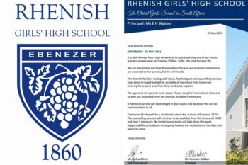 Stellenbosch-leerling neem eie lewe by skool
