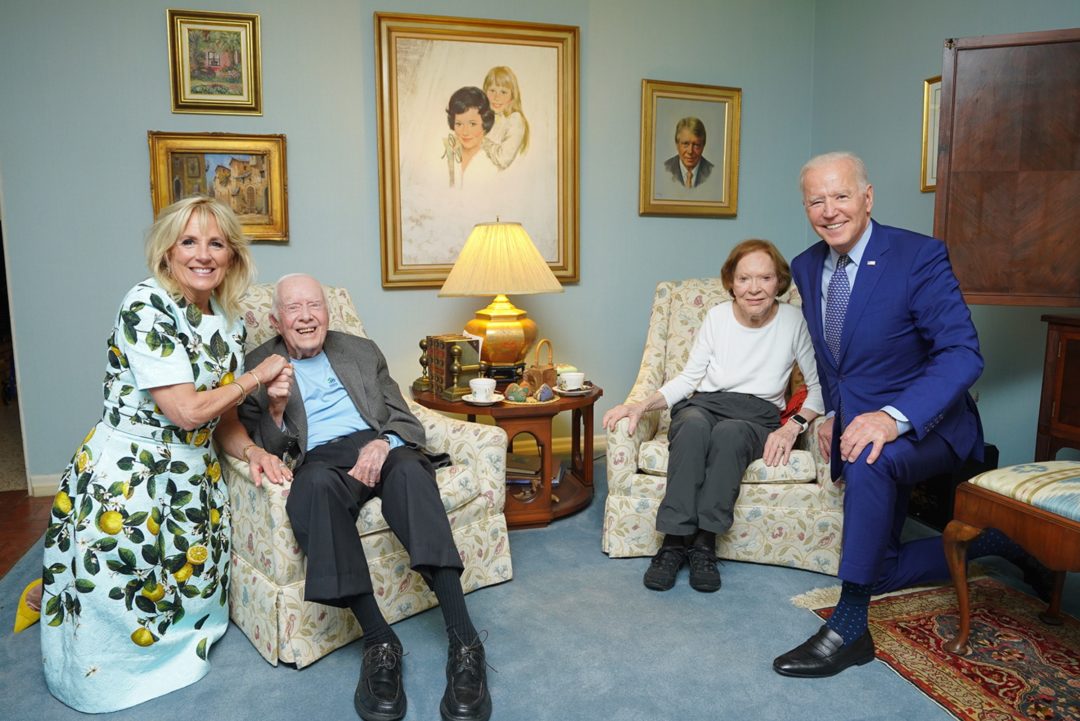 Is die Bidens reuse of het die Carters gekrimp? (Foto: The Carter Centre, Twitter)