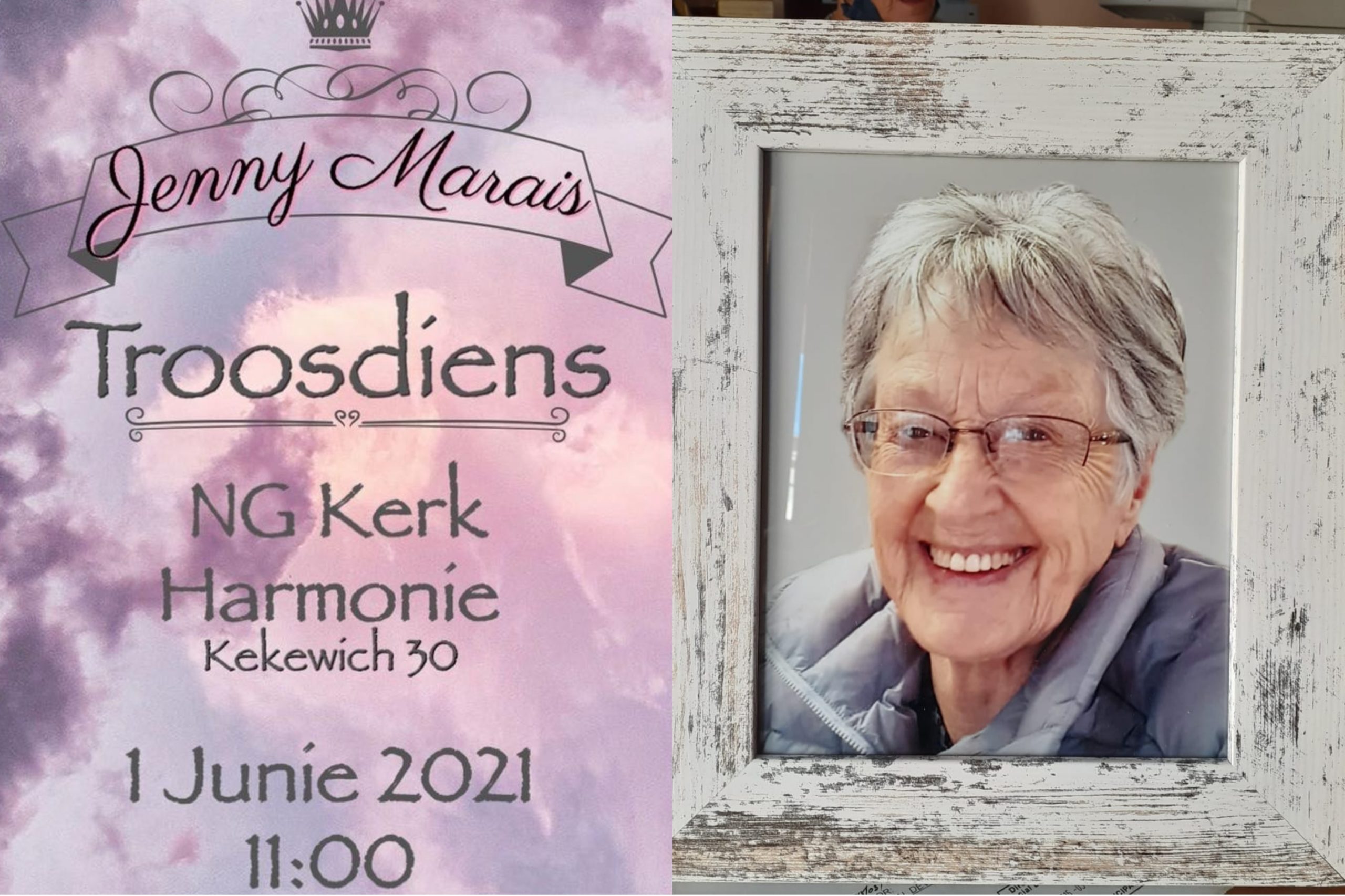 Troosdiens vir Jenny Marais