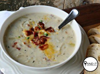 Slow cooker aartappelsop – Resep