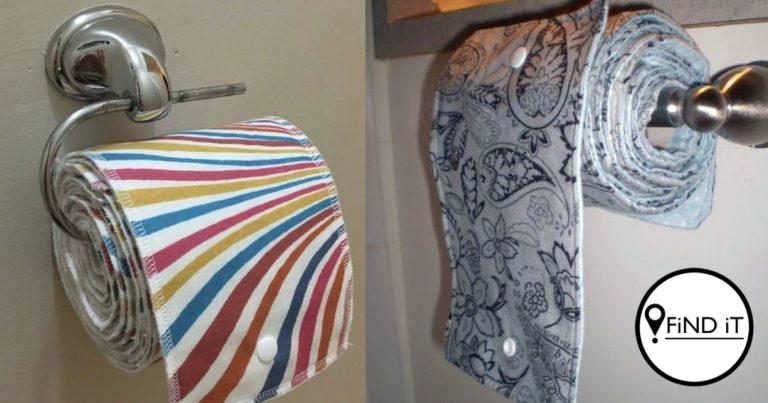 Herbruikbare laprolle as toiletpapier dalk ‘n nuwe neiging