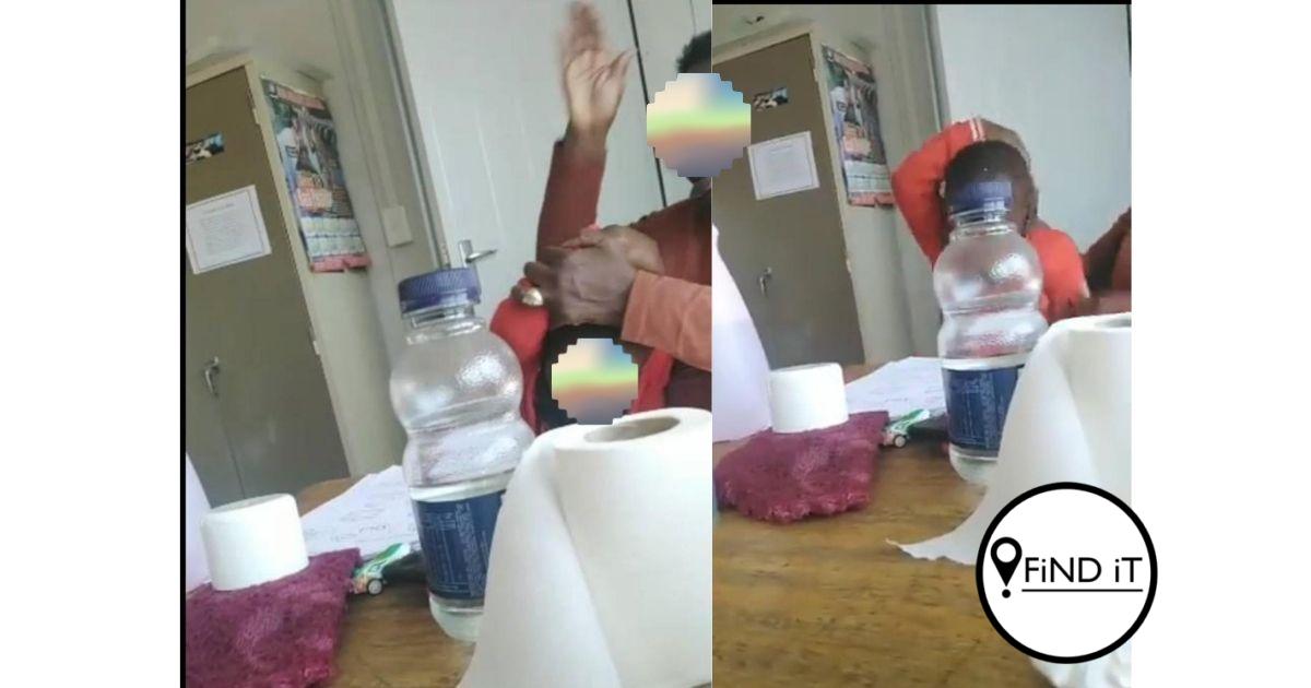 Juffrou op video vasgevang wat graad R-seuntjie op kop slaan