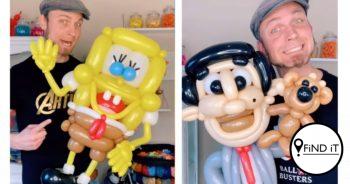 This primary school teacher is always a classroom hit thanks to his amazing balloon art.