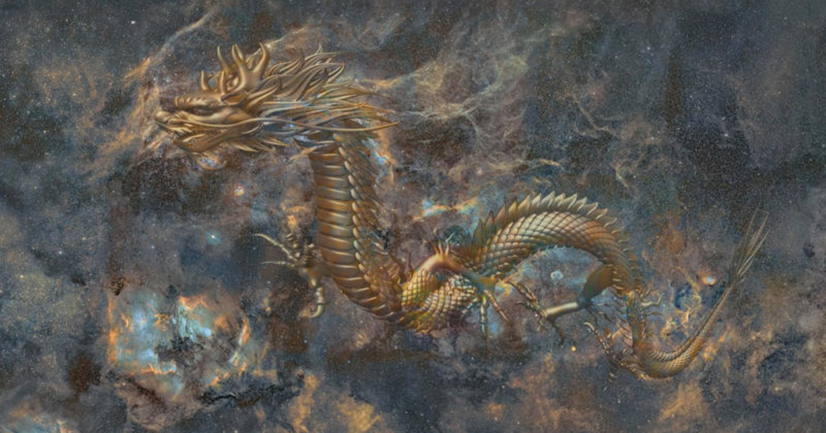 Astrophotographer discovers 'Hidden Dragon' constellation