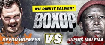 Hofmeyr daag Malema uit vir volgende BoxOp-geveg (Facebook)