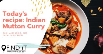 Indian mutton, chicken of beef curry recipe