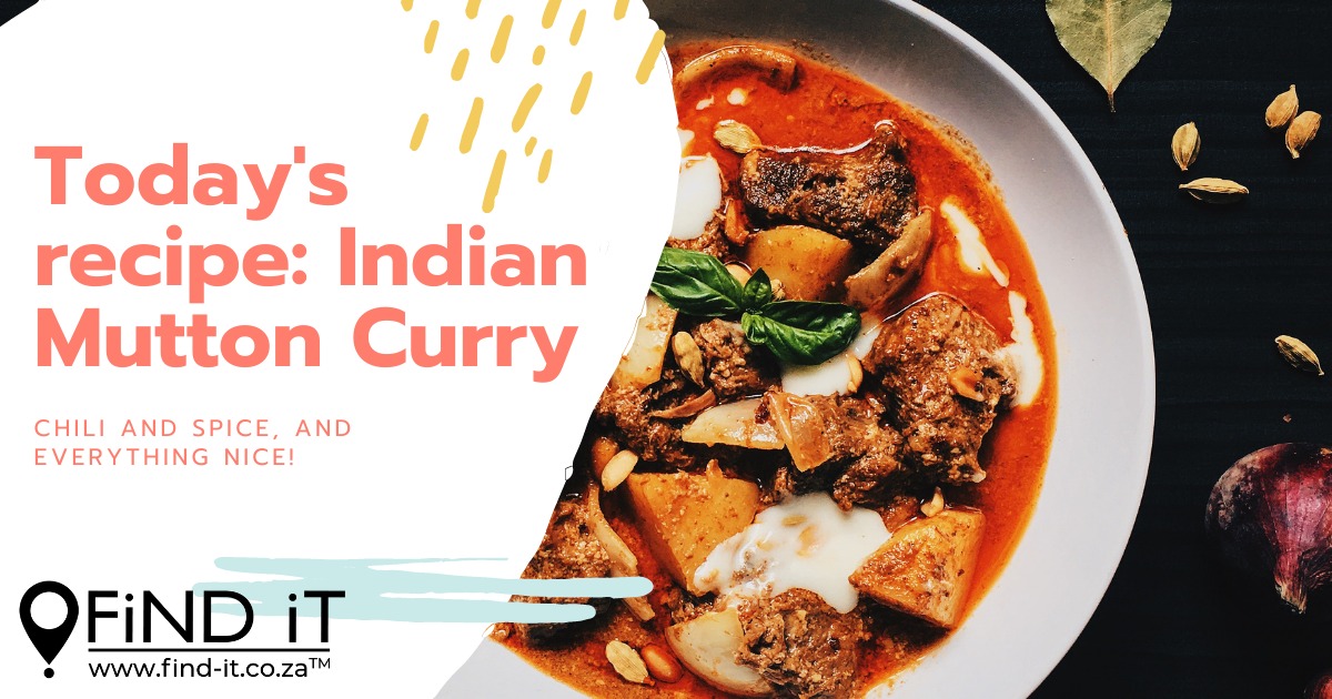 Indian mutton, chicken of beef curry recipe