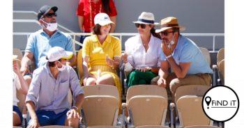 Mel Gibson attends the 2021 French Open at Roland Garros