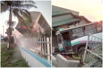 FOTO’S: Bus jaag in huis vas (Foto: Reaction Unit South Africa)