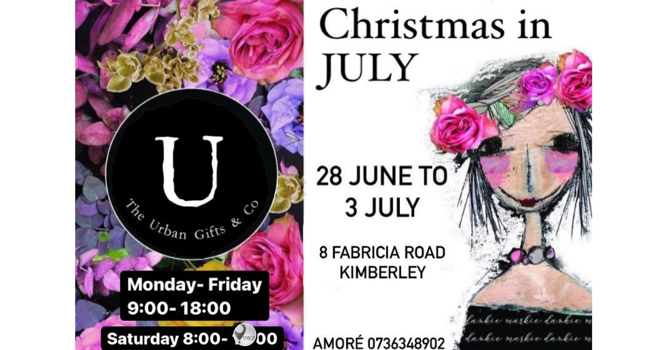 CHRISTMAS IN JULY NOU AAN:
