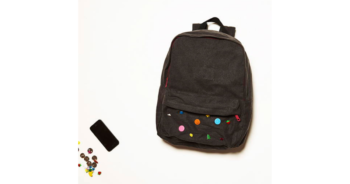 DIY: embellished backpack