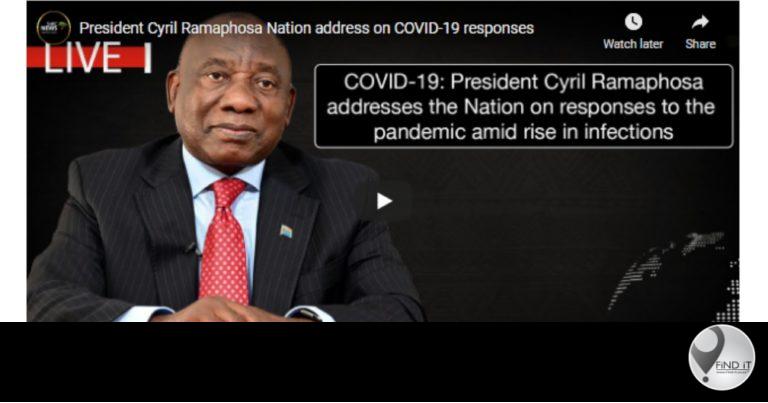 Regstreeks: kyk om 20:00 hier na die president se toespraak