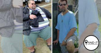 Man wat eens nege borde buffalo wings eet verloor 228 kg
