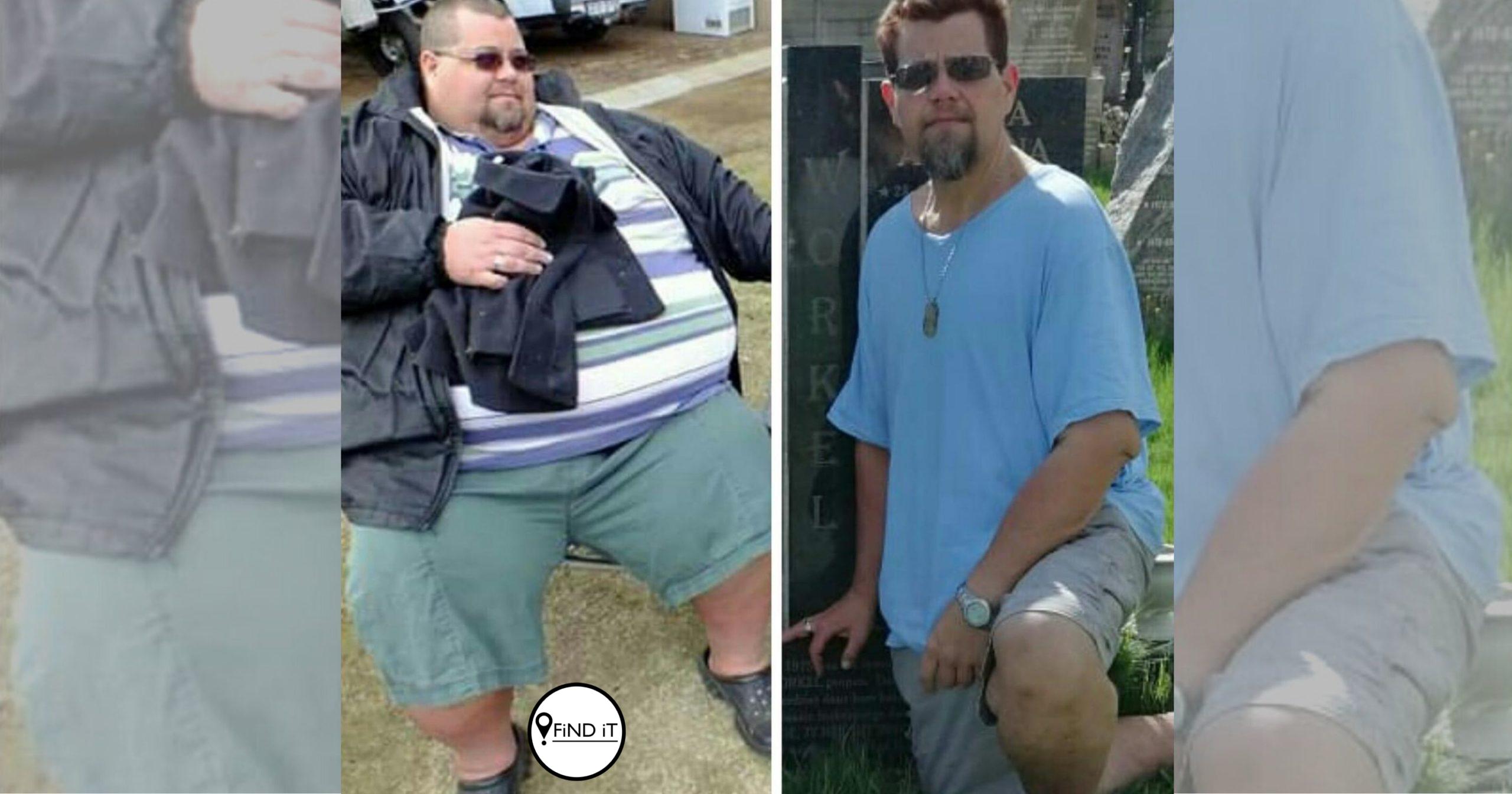Man wat eens nege borde buffalo wings eet verloor 228 kg
