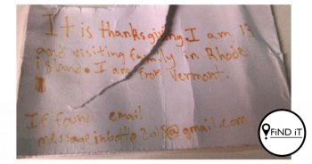 A message in a bottle sent by a teen boy in Rhode Island, USA, in 2018 has been found by another teen boy 2,400 miles away in the Azores.