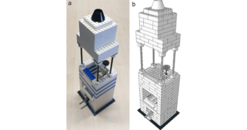 Kids build high-res microscope from LEGO and old phone parts