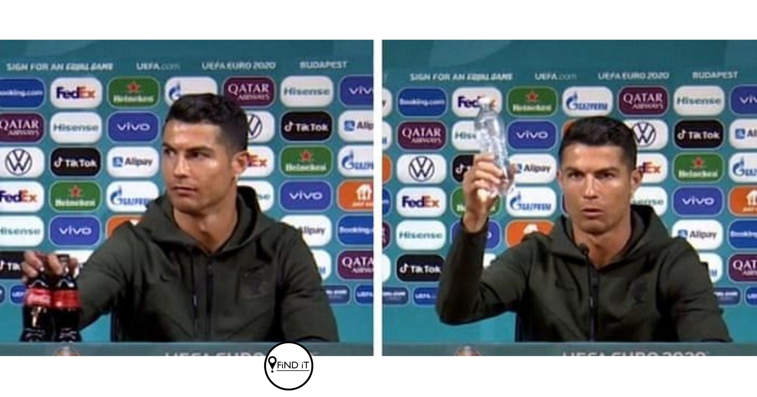 KYK: Ronaldo skree: 'Water!', Coke verloor $4 miljard in markwaarde