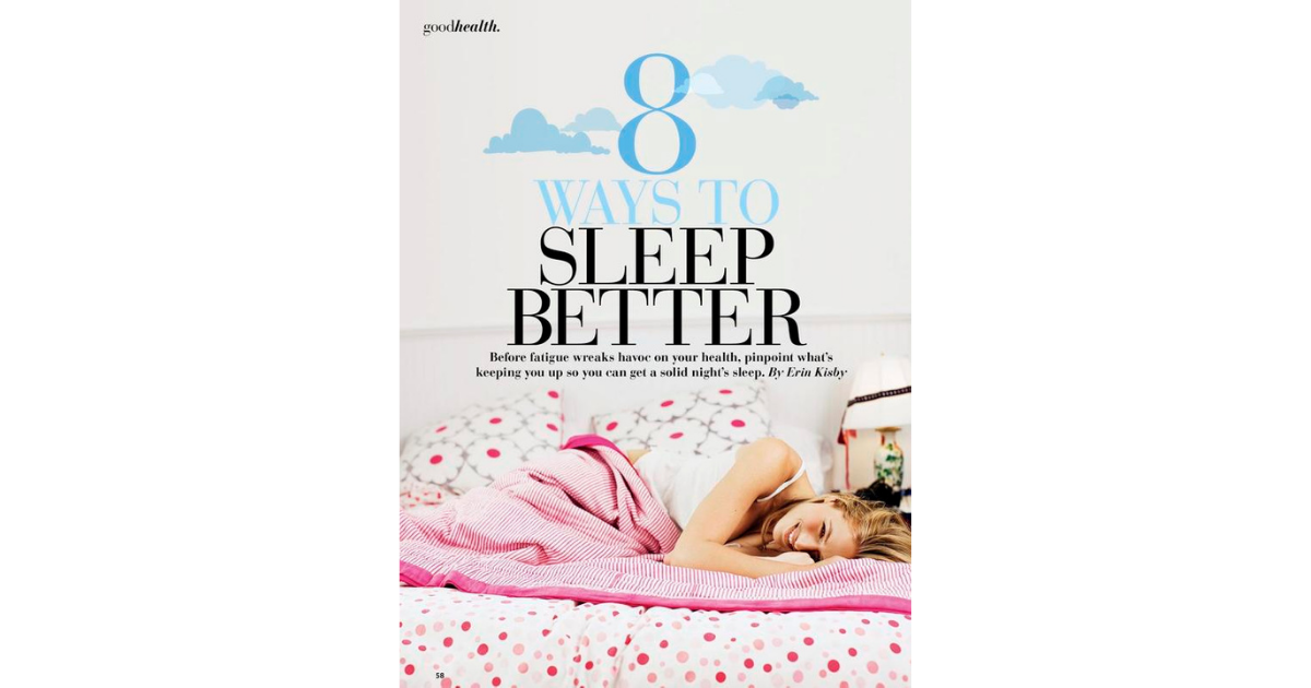 8 ways to improve your sleeping problems and habits