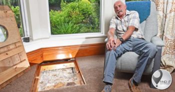 Grandad digs up 17ft medieval well in living room