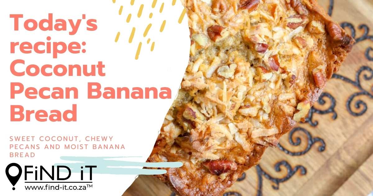 Coconut Pecan Banana Bread