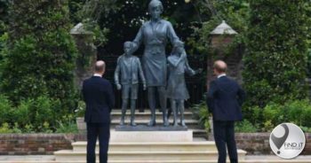 Prince William and Prince Harry unveil statue of Princess Diana