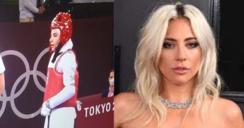 Aanhangers van Lady Gaga kon nie die ooreenkoms tussen haar en Julyana Al-Sadeq, die Taekwotdo-atleet, mis kyk nie.