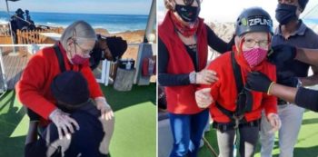 Vrou (94) durf langste foefieslaaid oor oseaan aan (Foto: Mossel Bay Municipality)