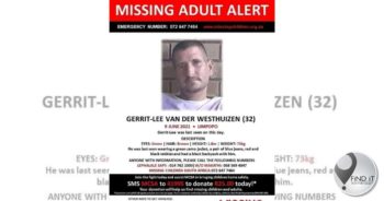 Man vermis in Gauteng