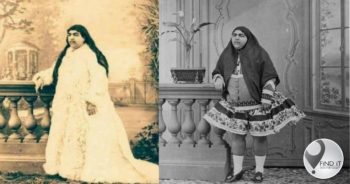 Prinses Zahra Khanom Tadj es-Saltaneh was geag as 'n ikoon van skoonheid in die 19de eeu.